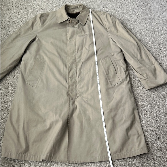 Vintage Clipper Mist Trench Coat All Weather Jacket by LondonTown Tan Men’s 42R - Picture 9 of 14